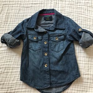 Genuine kids denim button down